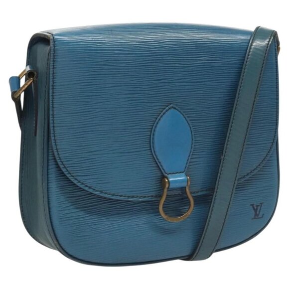 LOUIS VUITTON Epi Saint Cloud GM Shoulder Bag Toledo Blue - Picture 1 of 16